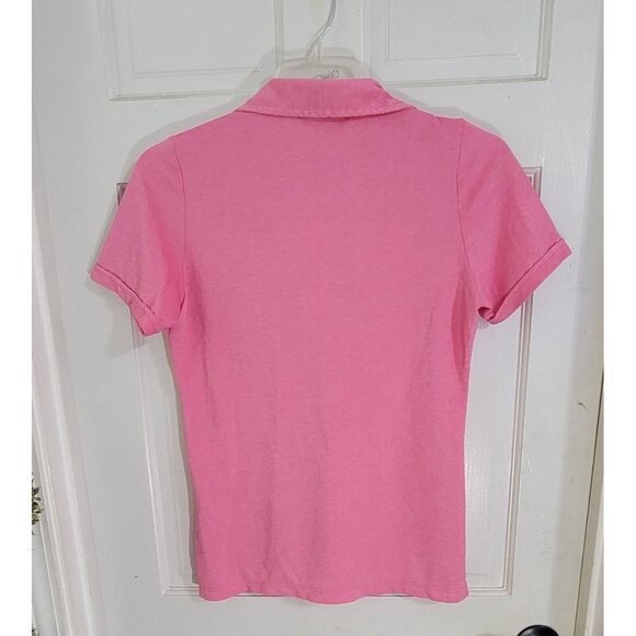 Magnolia Lane Collection Womens Pink Polo Shirt Short Sleeve Collared Size‎ M - Picture 4 of 10